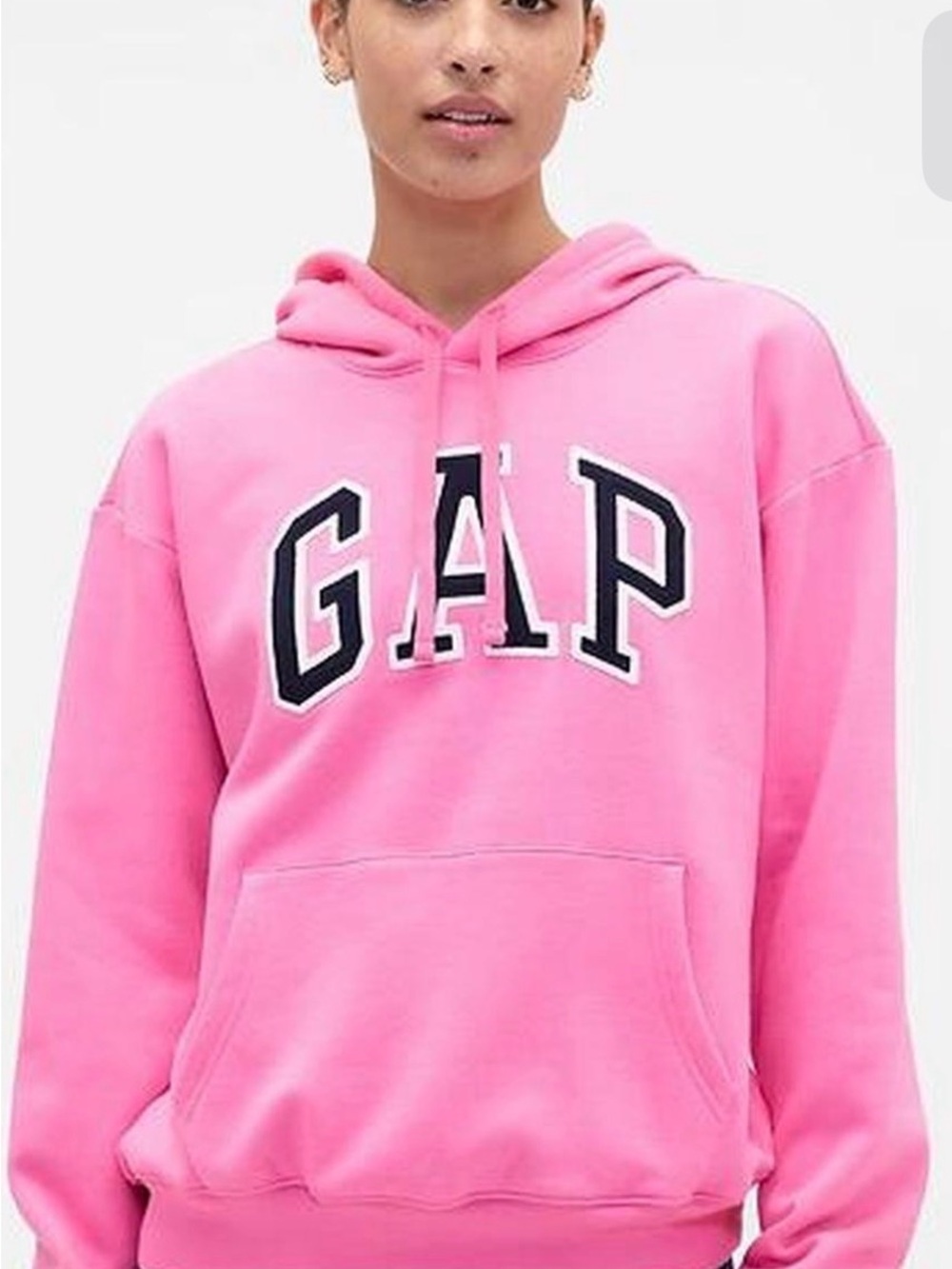 Gap fleece hoodie featuring the brand's classic logo